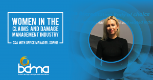 Women in the claims and damage management industry - Q&A with Office Manager, Sophie Bennett