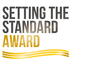 Logo for the 2024 BDMA Setting the Standard award