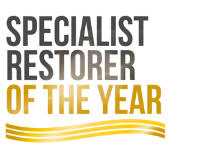 Logo for the 2024 BDMA Specialist Restorer of the Year award
